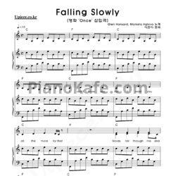 Ноты Glen Hansard & Marketa Irglova - Falling Slowly - предпросмотр