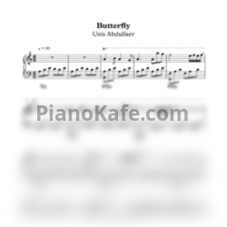 Ноты Unis Abdullaev - Butterfly - предпросмотр