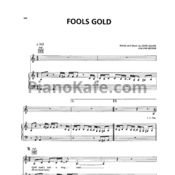 Ноты The Stone Roses - Fools gold
