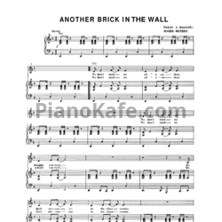 Ноты Pink Floyd - Another brick in the wall - предпросмотр