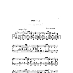 Ноты Луи Моро Готшалк - Bataille (Op. 64) - предпросмотр