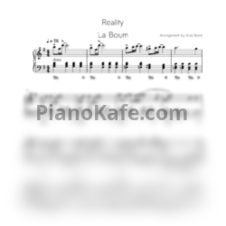 Ноты Richard Sanderson - Reality - предпросмотр