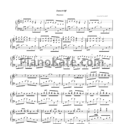 Ноты Paramore - Turn it off