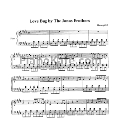 Ноты Jonas Brothers - Lovebug - предпросмотр