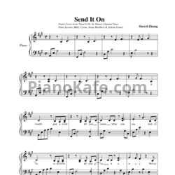 Ноты Disney's friends for change - Send it on (Версия 2) - предпросмотр