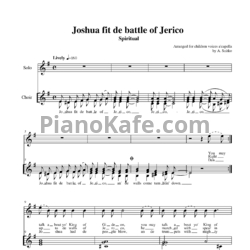 Ноты А. Снитко - Joshua fit de battle