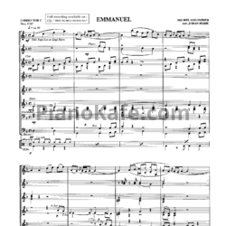 Ноты Michel Colombier - Emmanuel (Хоровая партитура)