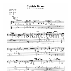 Ноты Jimi Hendrix - Catfish blues - предпросмотр