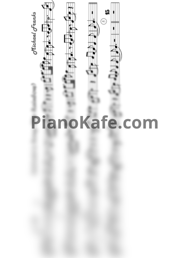 Ноты Michael Franks - Antonio's Song (The Rainbow) - PianoKafe.com