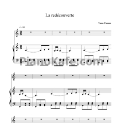 Ноты Yann Tiersen - La redécouverte - предпросмотр