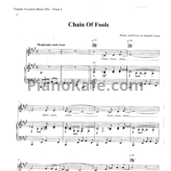 Ноты Aretha Franklin - Chain of fools - предпросмотр