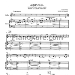 Ноты Secret Garden - Aquarell (для пианино и скрипки) - предпросмотр