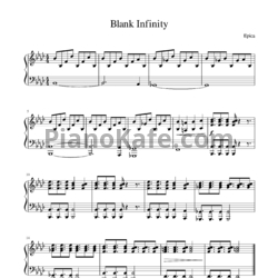 Ноты Epica - Blank Infinity - предпросмотр