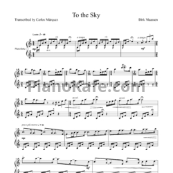 Ноты Dirk Maassen - To the sky - предпросмотр