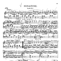 Ноты Ф. Кулау - Сонатина (Op. 55) - предпросмотр