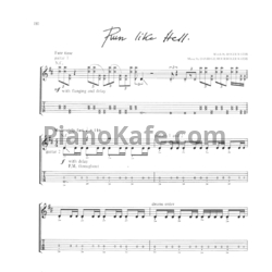Ноты Pink Floyd - Run like hell (Guitar tabs) - предпросмотр