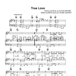 Ноты Pink feat. Lily Allen - True love (Версия 2) - предпросмотр