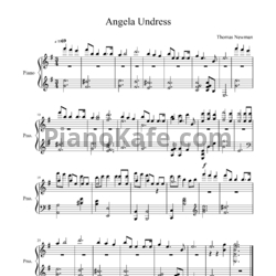 Ноты Thomas Newman - Angela undress - предпросмотр