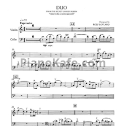 Ноты Secret Garden - Duo (для скрипки) - предпросмотр