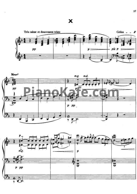 Ноты Claude Debussy - Канопа - PianoKafe.com
