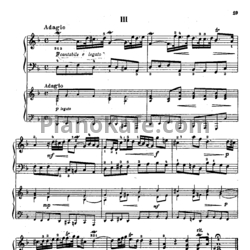 Ноты Георг Гендель - Концерт для фортепиано с оркестром фа мажор. Часть 3 - предпросмотр