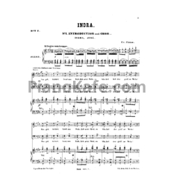 Ноты Фридрих фон Флотов - Индра - предпросмотр