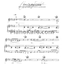 Ноты Anastacia - I'm outta love