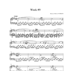 Ноты Fabrizio Paterlini - Week #9 - предпросмотр