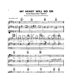 Ноты Сардор Милано - My heart will go on - предпросмотр