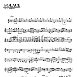 Ноты Al Di Meola - Solace - предпросмотр