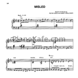 Ноты Celine Dion - Misled - предпросмотр