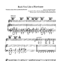 Ноты Scorpions - Rock you like a hurricane - предпросмотр