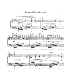 Ноты William Gillock - Song of the mermaid - предпросмотр