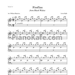 Ноты Lorne Balfe - Fireflies - предпросмотр