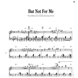 Ноты Red Garland - But not for me - предпросмотр