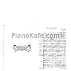 Ноты Камиль Сен-Санс - Симфония №3 до минор с органом (Op. 78) - предпросмотр