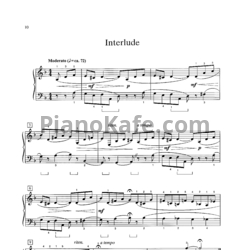 Ноты William Gillock - Interlude - предпросмотр