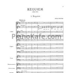 Ноты Альфред Шнитке - Реквием (Партитура) - предпросмотр