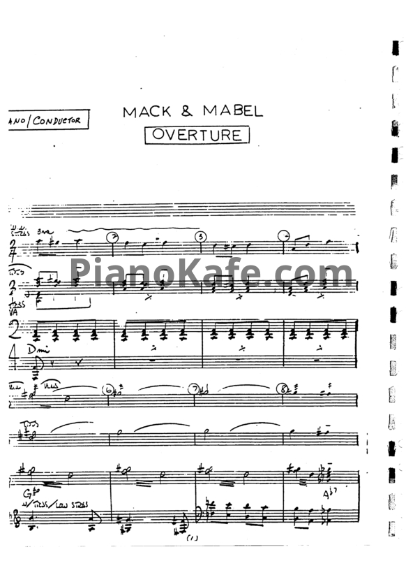 Ноты Jerry Herman - Mack and Mabe (Книга нот) - PianoKafe.com