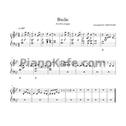 Ноты Avril Lavigne - Birdie - предпросмотр