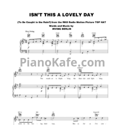Ноты Irving Berlin - Isn't this a lovely day (To be caught in the rain?) - предпросмотр