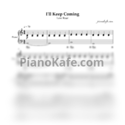 Ноты Low Roar - I'll keep coming (Piano cover)