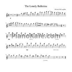 Ноты Michele Mclaughlin - The lonely ballerina - предпросмотр