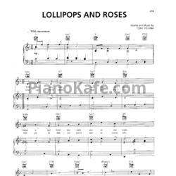 Ноты Tony Velona - Lollipops and roses