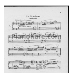 Ноты Фридрих Бургмюллер - Этюд La Gracieuse (Gracefulness) (Op. 100, №8) - предпросмотр