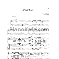 Ноты Counting Crows - Ghost train - предпросмотр