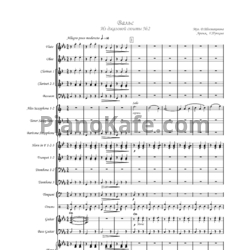 Ноты Дмитрий Шостакович - Вальс №2 из джазовой сюиты (Партитура Г. Пучкова) - предпросмотр