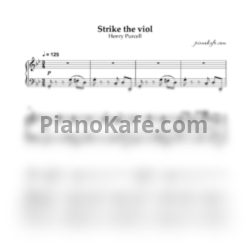 Ноты Henry Purcell - Strike the viol (g moll) - предпросмотр