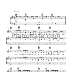 Ноты Taylor Swift - I forgot that you existed - предпросмотр