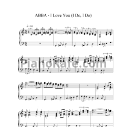 Ноты Abba - I Do, I Do (I Love You) - предпросмотр